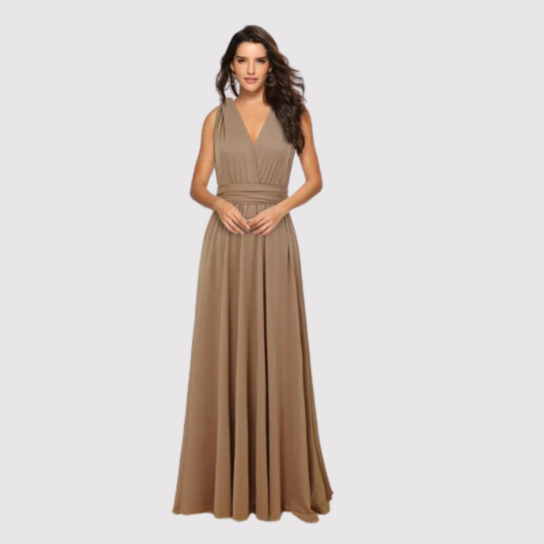 Echoarchiv | Wandelbar Elegantes Kleid In Vielseitiger Wickeloptik