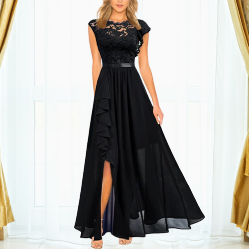 Echoarchiv | Elegantes Spitzen Maxi Kleid