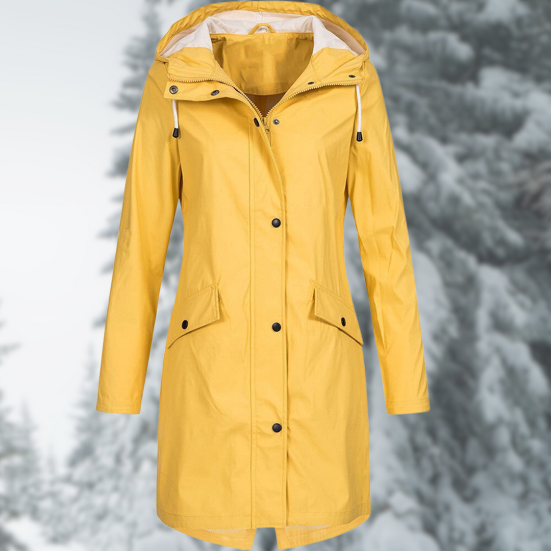 Echoarchiv | Parka mit Kapuze Damen Regenjacke mit Praktischen Taschen
