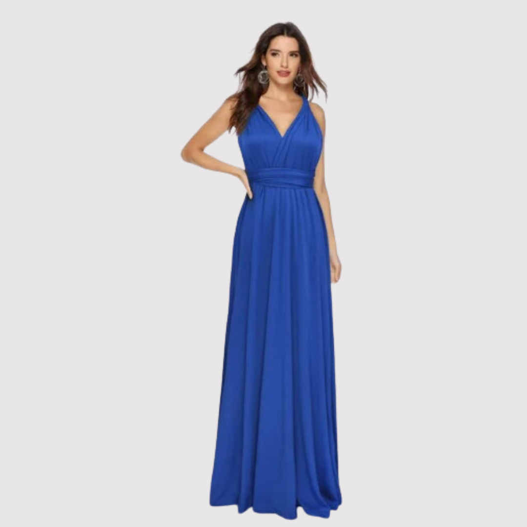 Echoarchiv | Wandelbar Elegantes Kleid In Vielseitiger Wickeloptik