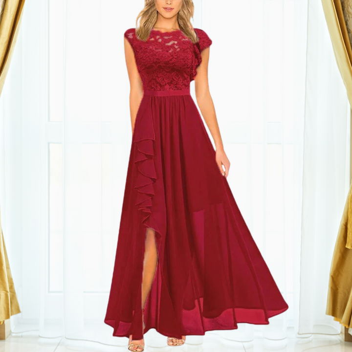Echoarchiv | Elegantes Spitzen Maxi Kleid
