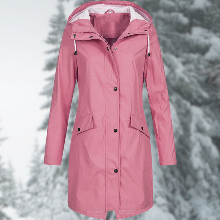Echoarchiv | Parka mit Kapuze Damen Regenjacke mit Praktischen Taschen