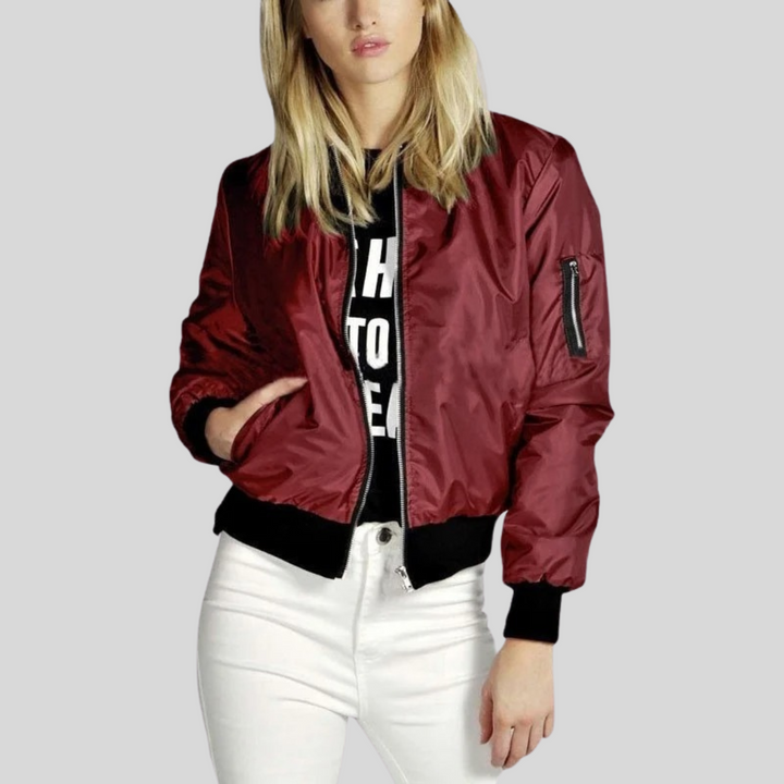 Bomberjacke für Damen - Reißverschluss – Avenza
