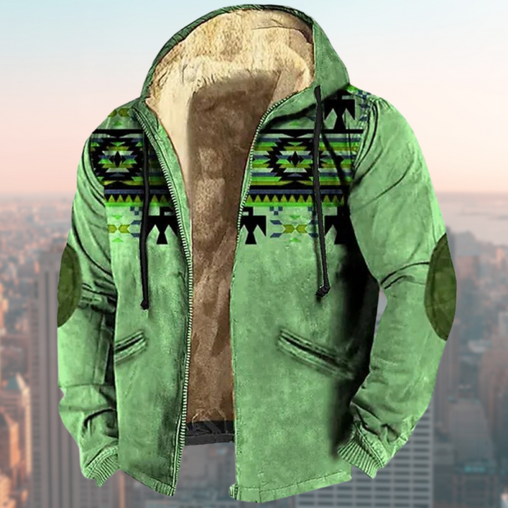 Echoarchiv | Kapuzenjacke mit Tribal Print