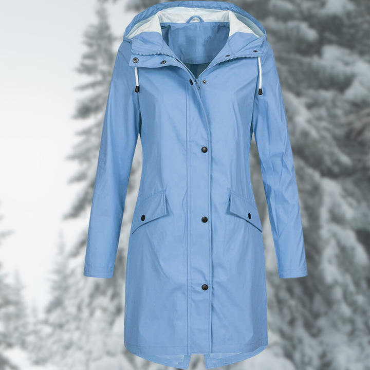 Echoarchiv | Parka mit Kapuze Damen Regenjacke mit Praktischen Taschen