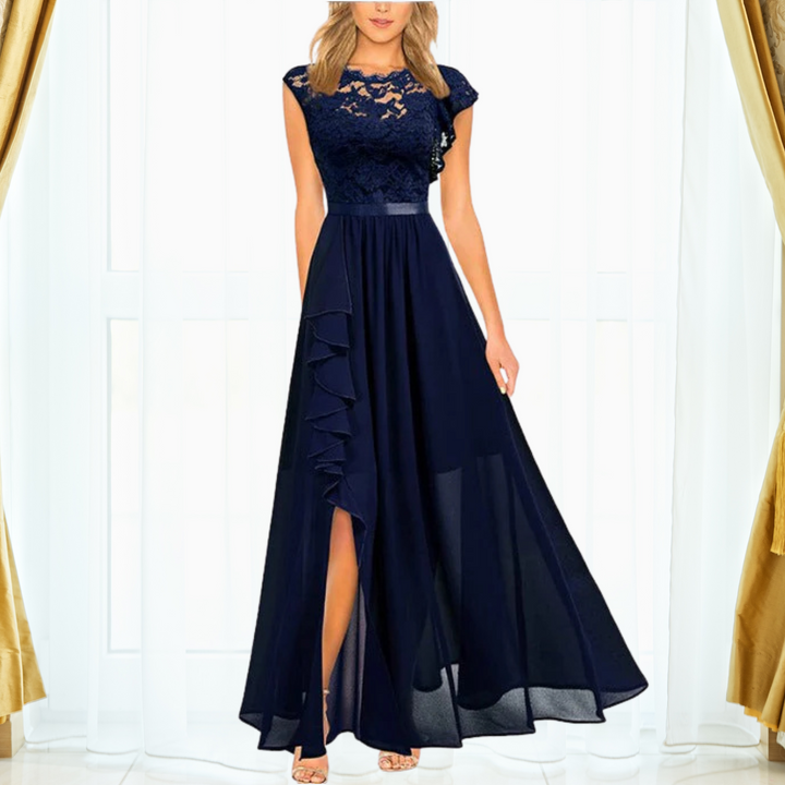 Echoarchiv | Elegantes Spitzen Maxi Kleid