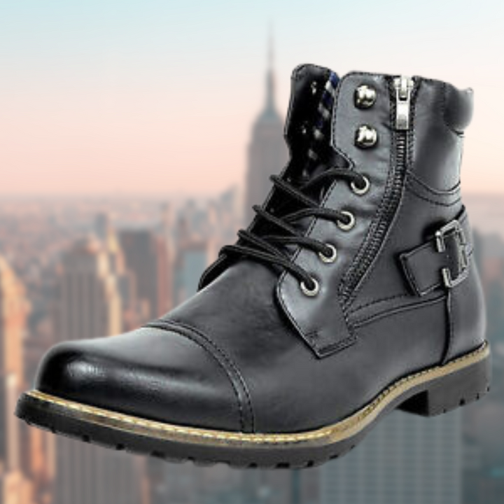 Echoarchiv | Leder Motorradstiefel für Männer