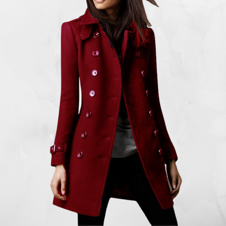 Echoarchiv | Damen Tweed-Mantel
