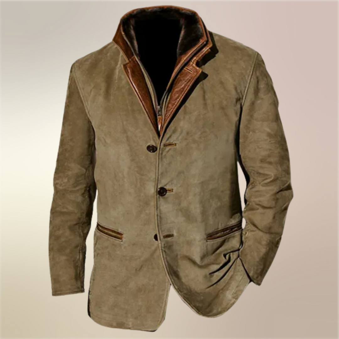 Herrenjacke - Vintage Stil - Komfortabel und Warm - Perfekt für den Herbst – Taviero