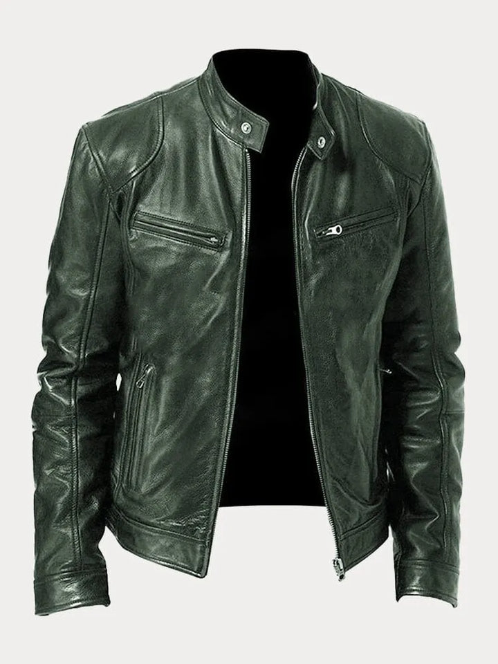 Echoarchiv | Lässige Lederjacke: Zeitloser Stil und Komfort