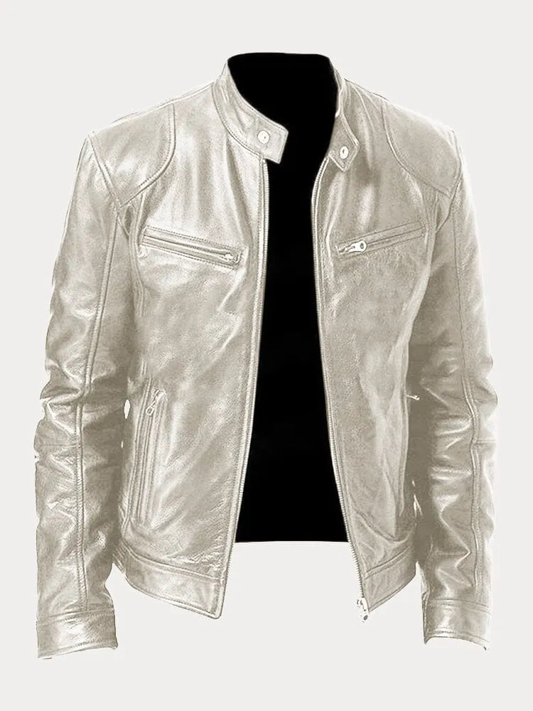 Echoarchiv | Lässige Lederjacke: Zeitloser Stil und Komfort