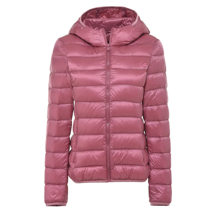 Echoarchiv | Steppjacke mit Kapuze - Leichte Übergangsjacke für Alltag und Outdoor