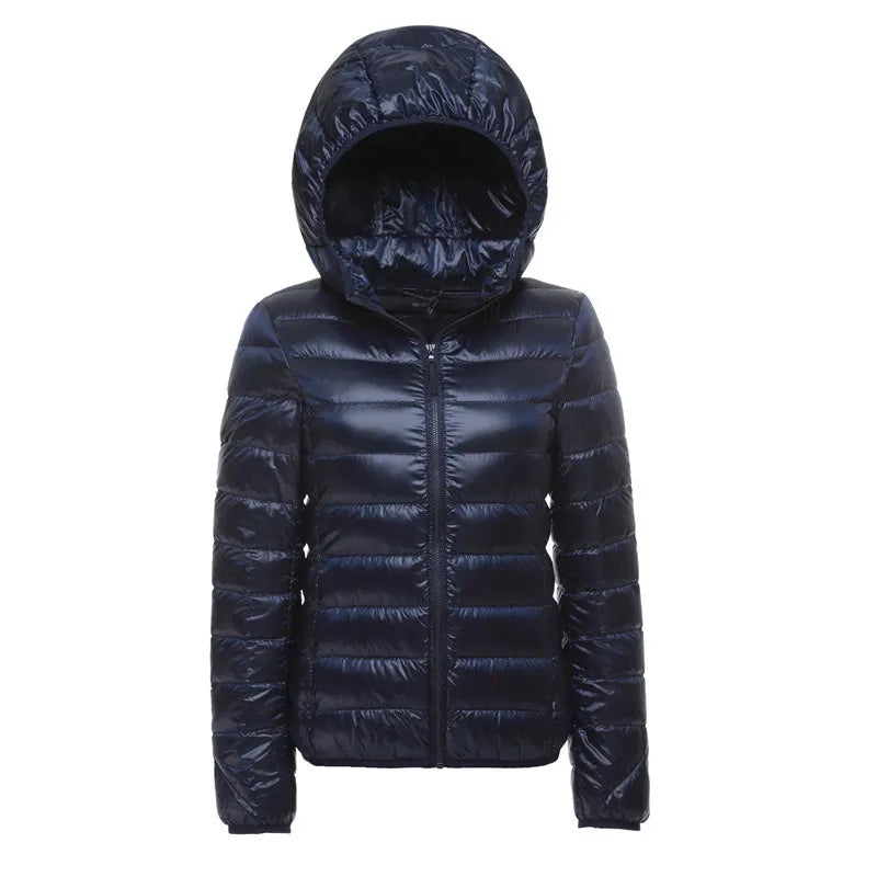 Echoarchiv | Steppjacke mit Kapuze - Leichte Übergangsjacke für Alltag und Outdoor