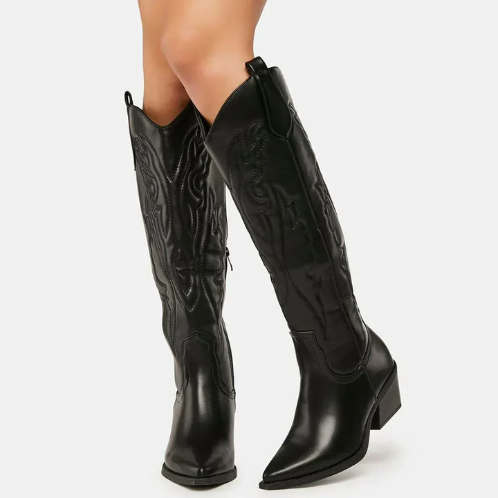 Echoarchiv | Robuste Cowboystiefel Bis Zum Knie
