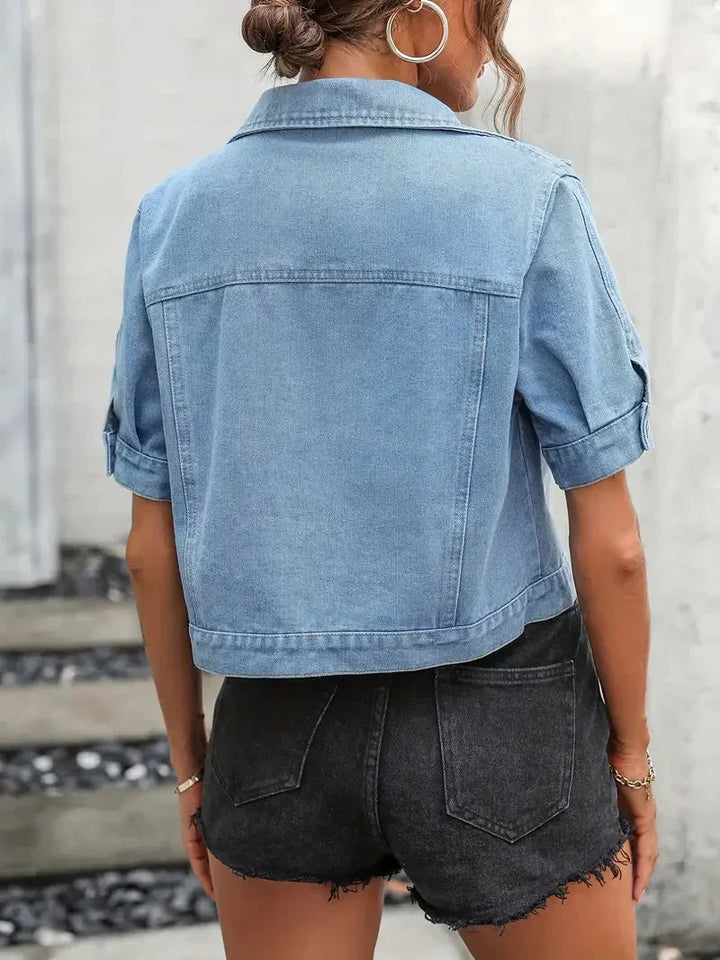 Echoarchiv | Jacke Kurzarm Denimjacke