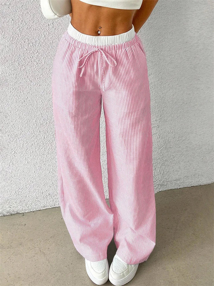 Echoarchiv | Gestreifte Hose mit Weitem Bein