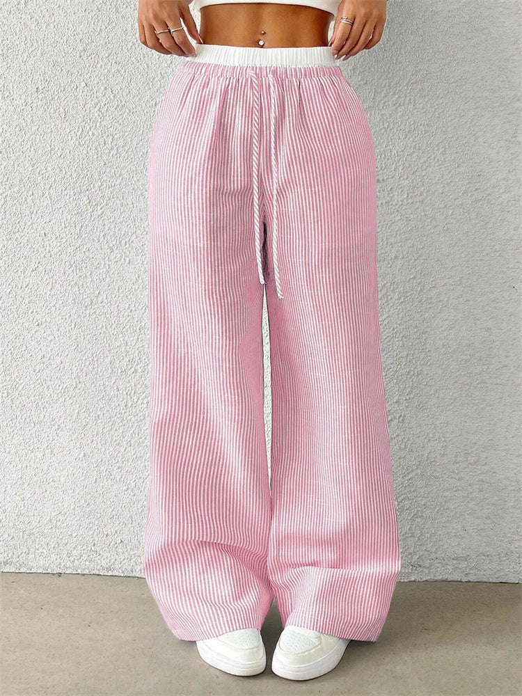 Echoarchiv | Gestreifte Hose mit Weitem Bein