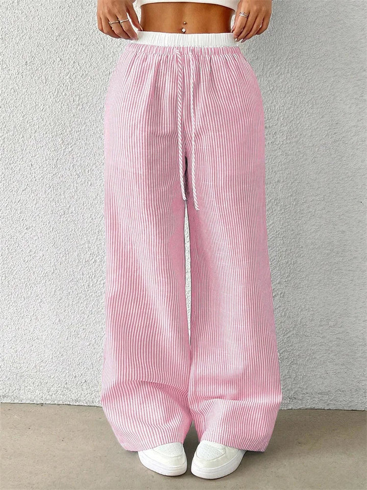 Echoarchiv | Gestreifte Hose mit Weitem Bein