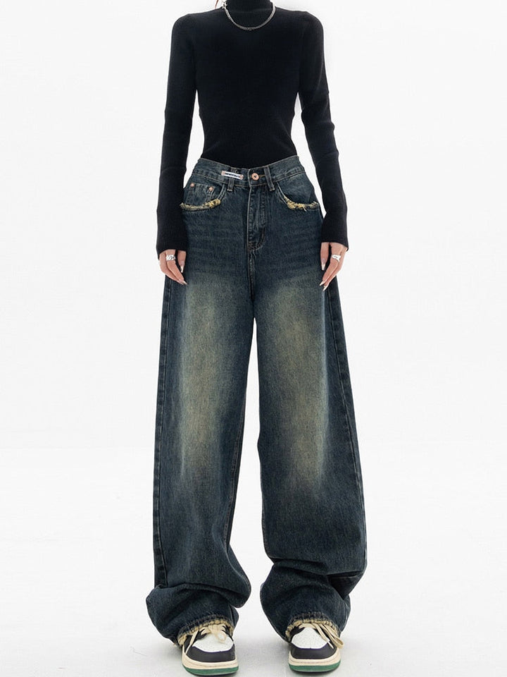 Echoarchiv - Damen Vintage Baggy JEchoarchivns