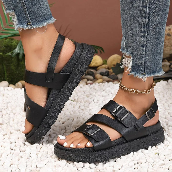 Echoarchiv | Vegane Leder-Sandalen Bequem und Modisch