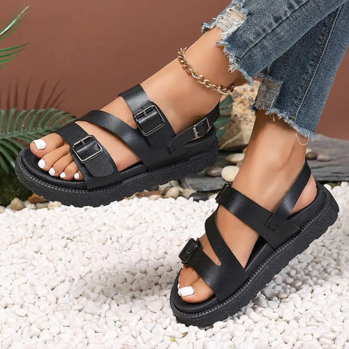 Echoarchiv | Vegane Leder-Sandalen Bequem und Modisch