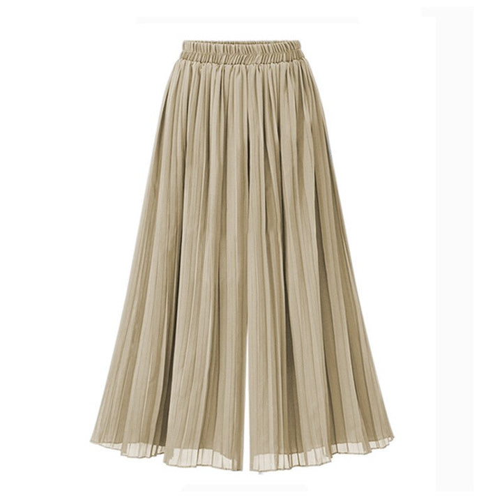 Echoarchiv - Damenhose mit weitem Bein und Mesh-Detail