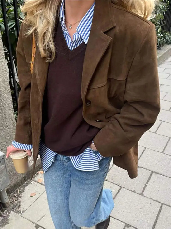 Echoarchiv | Jacke Klassisch Braun Wild jacke