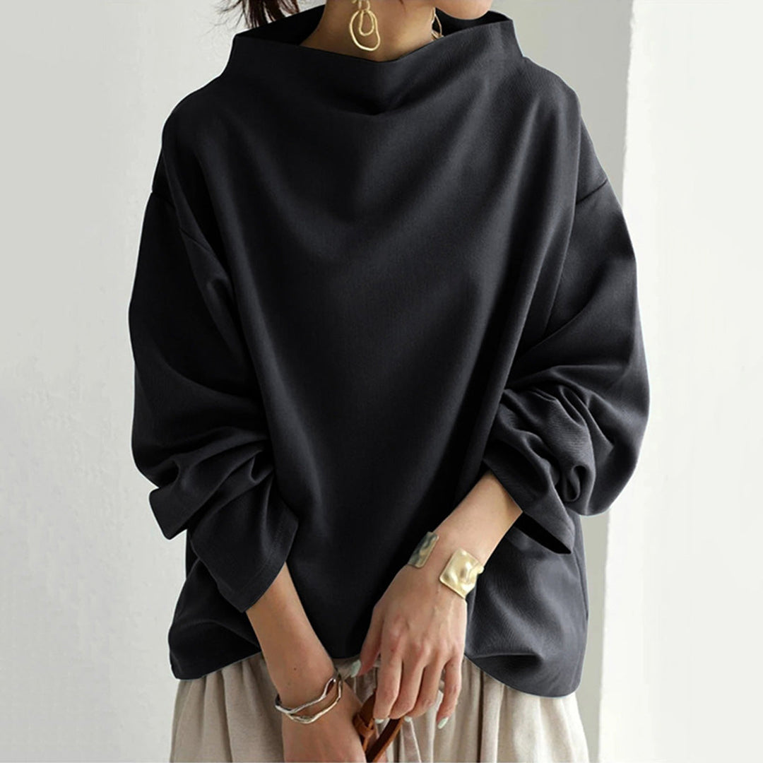 Echoarchiv | Oversize-Pullover mit weitem Kragen