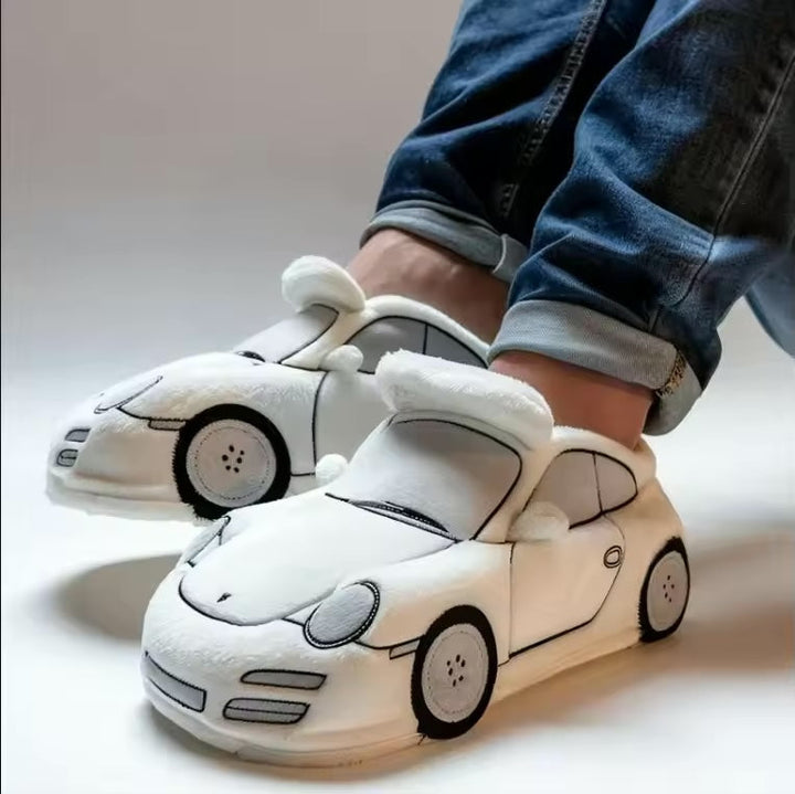 Damen Pantoffeln mit Auto-Inspiriertem Design & Rutschfester Sohle | Echoarchiv