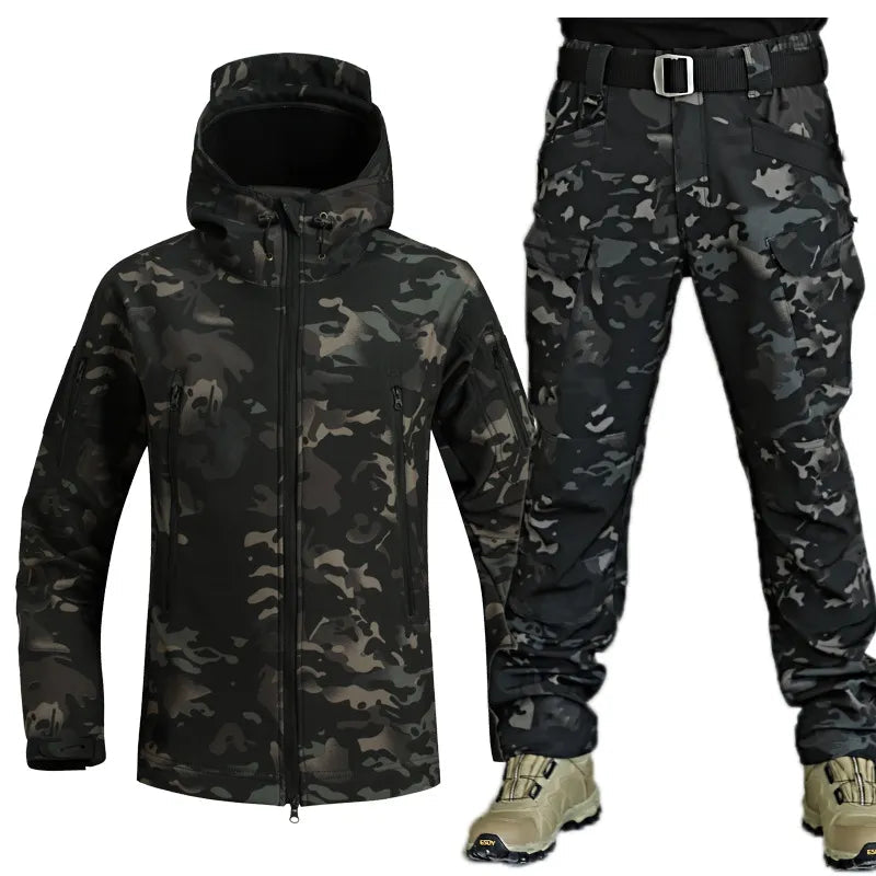 Herren multifunktionale Jacke mit Fleece-Innenfutter und Reißverschluss – Echoarchiv