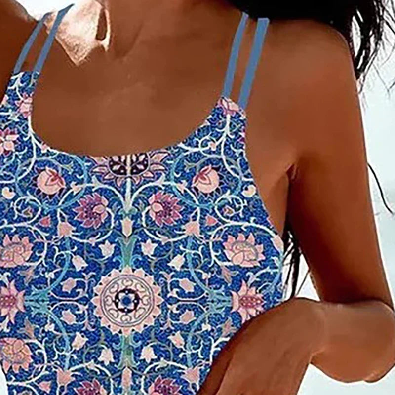 Echoarchiv | Stylischer Bedruckter Tankini BadEchoarchivnzug