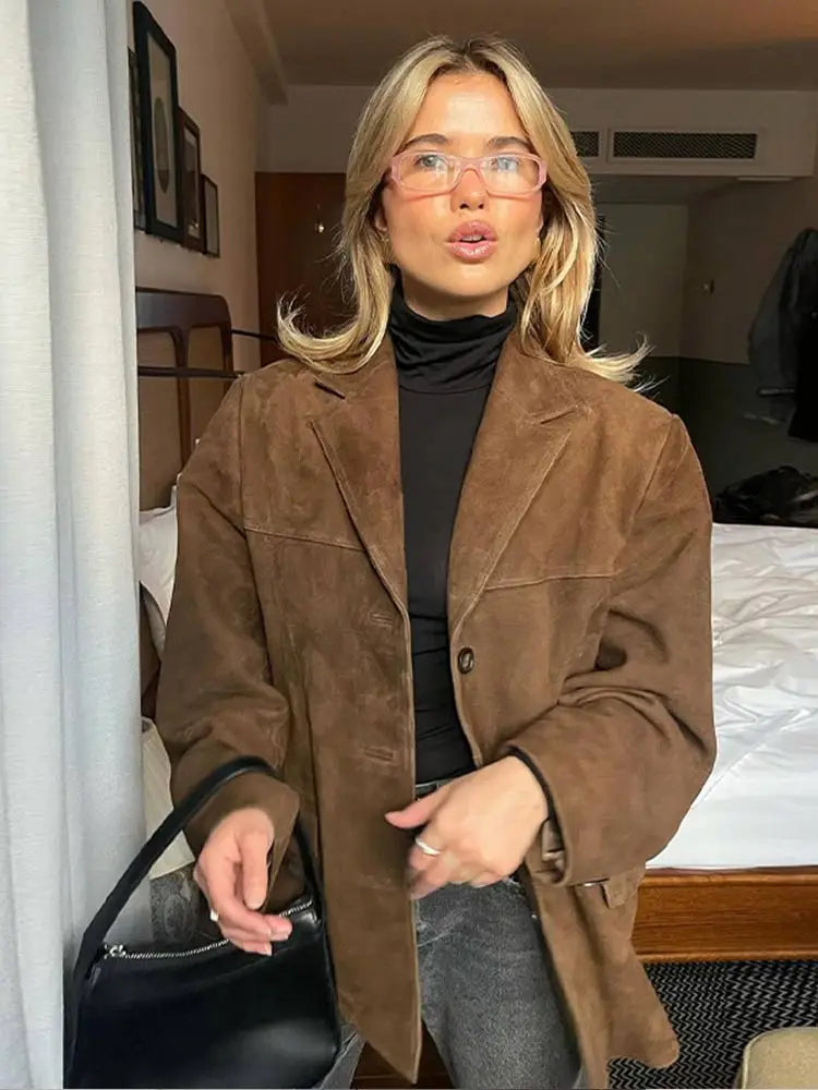 Echoarchiv | Jacke Klassisch Braun Wild jacke