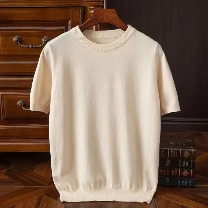 Echoarchiv | Kaschmir Kurzarm T-Shirt