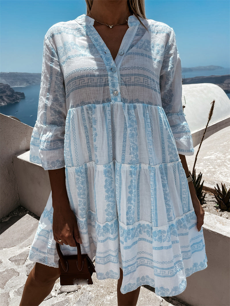 Echoarchiv | Boho Tunika Kleid mit Schichten Millana