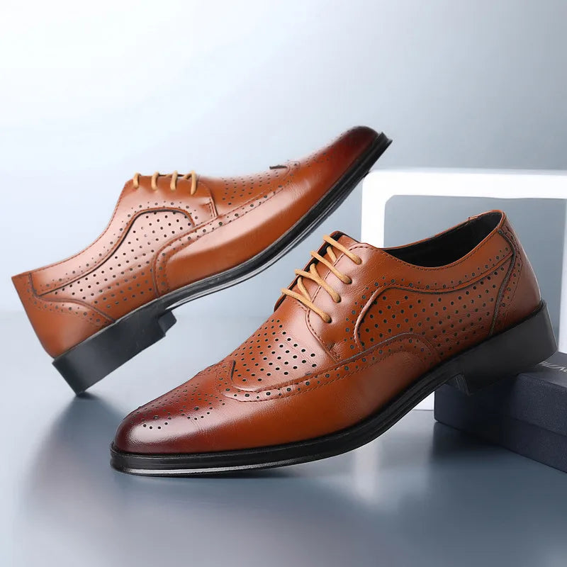 Echoarchiv | Bequeme Oxford Herren Business Anzug Schuhe