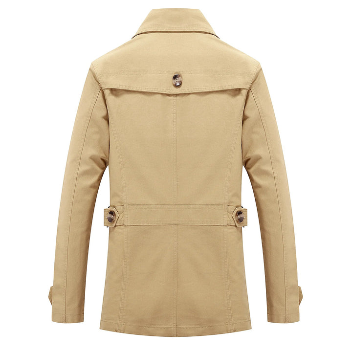 Echoarchiv - Stylischer langer Herbst-Trenchcoat für Herren