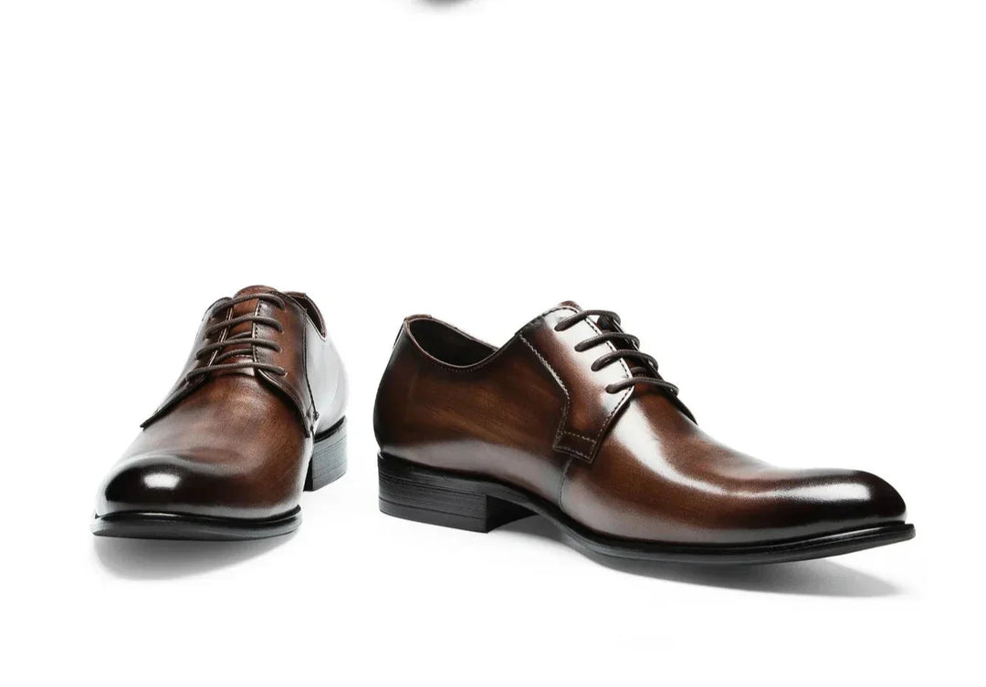 Echoarchiv | Schnürschuhe Italiano Derbi Leder Anzugschuhe Herren