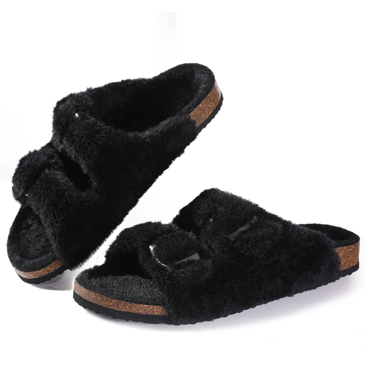 Echoarchiv - Chic Winter-Plüsch-Fellpantoffeln für Damen