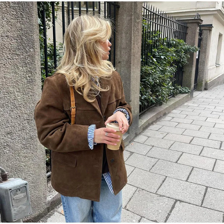 Echoarchiv | Elegante Braune Wild jacke