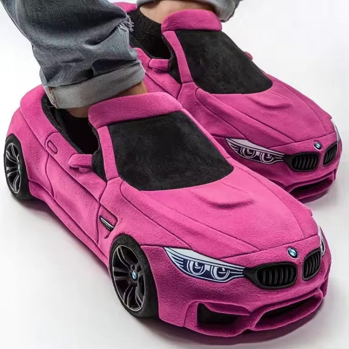 Damen Pantoffeln mit Auto-Inspiriertem Design & Rutschfester Sohle | Echoarchiv