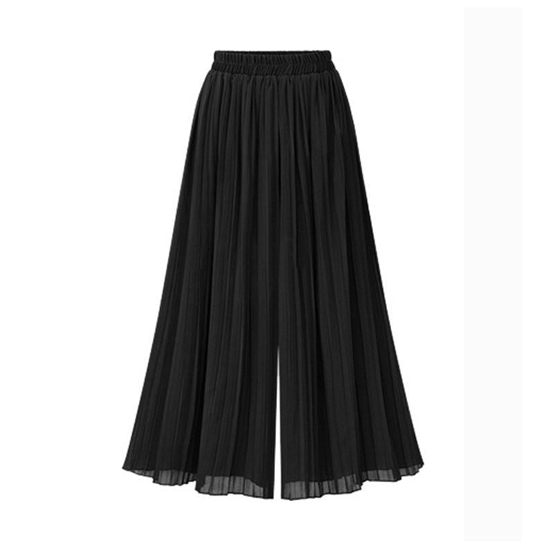 Echoarchiv - Damenhose mit weitem Bein und Mesh-Detail