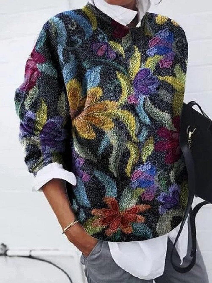 Echoarchiv | Modischer Floral Pullover