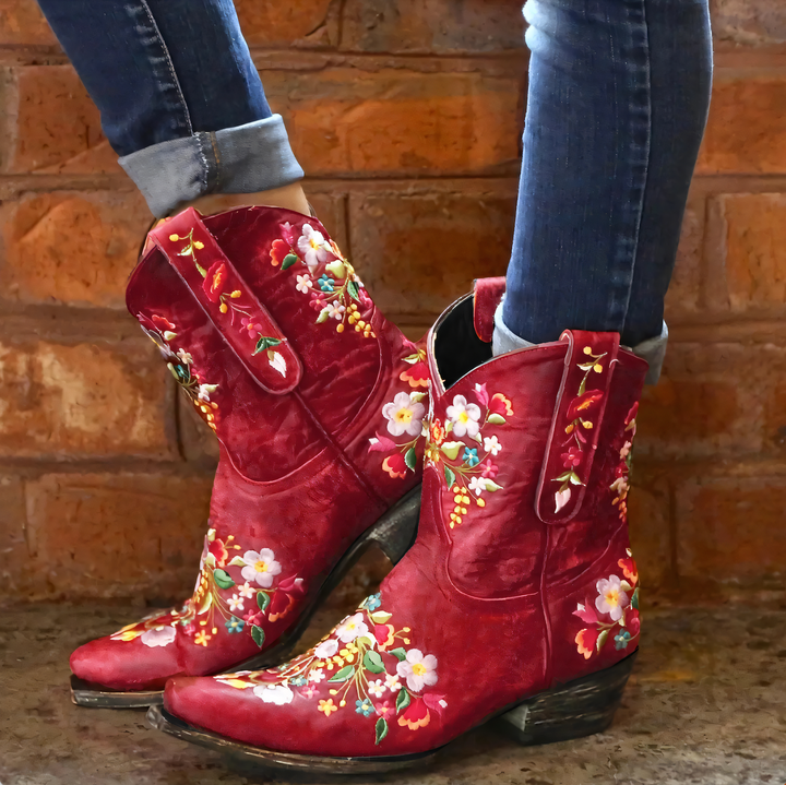 Echoarchiv | Wetterbeständige Vintage Cowgirl-Stiefel