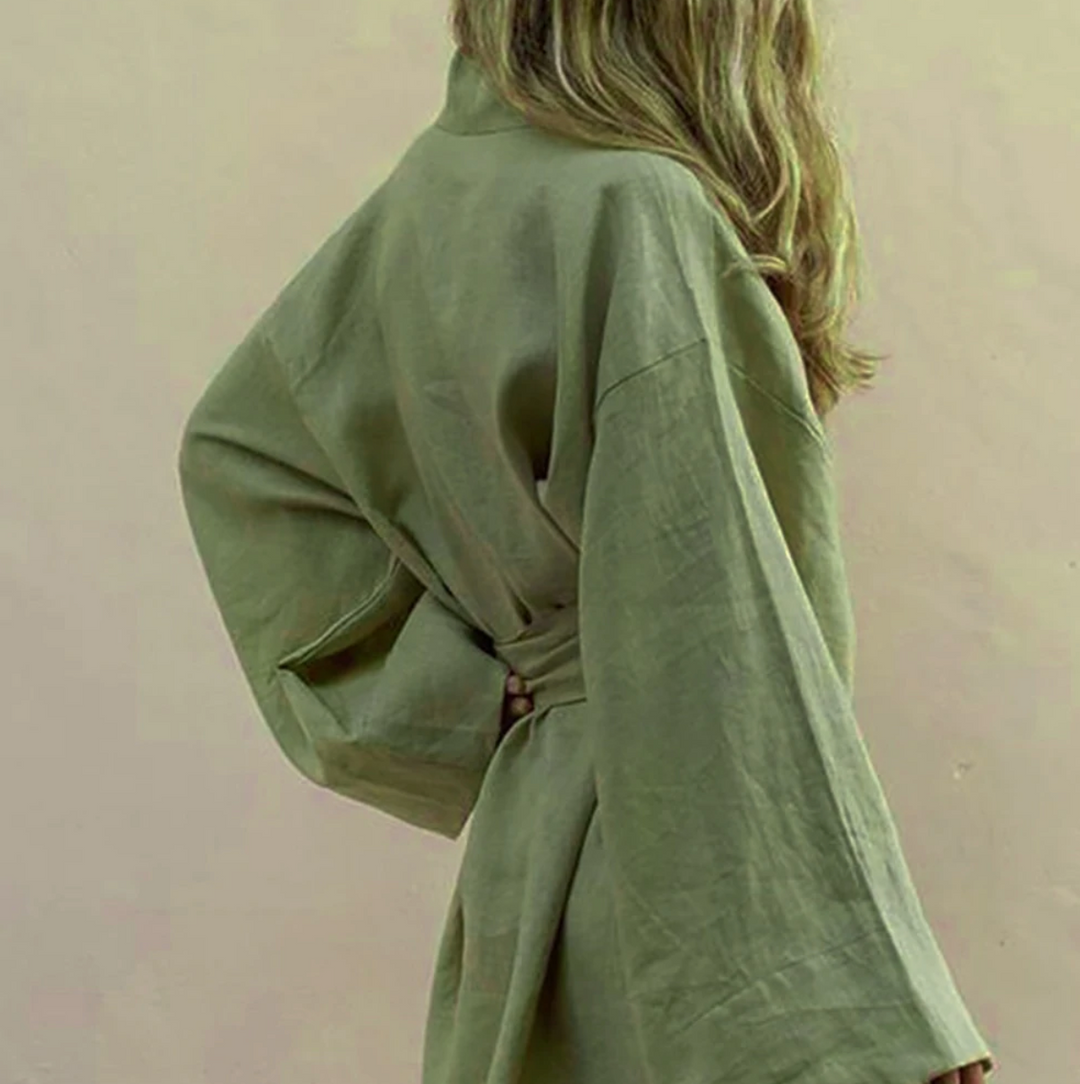 Echoarchiv | Luxus Kimono mit Gürtel
