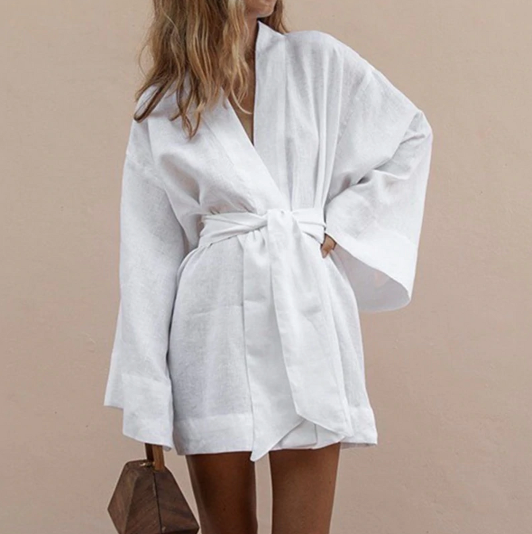 Echoarchiv | Luxus Kimono mit Gürtel