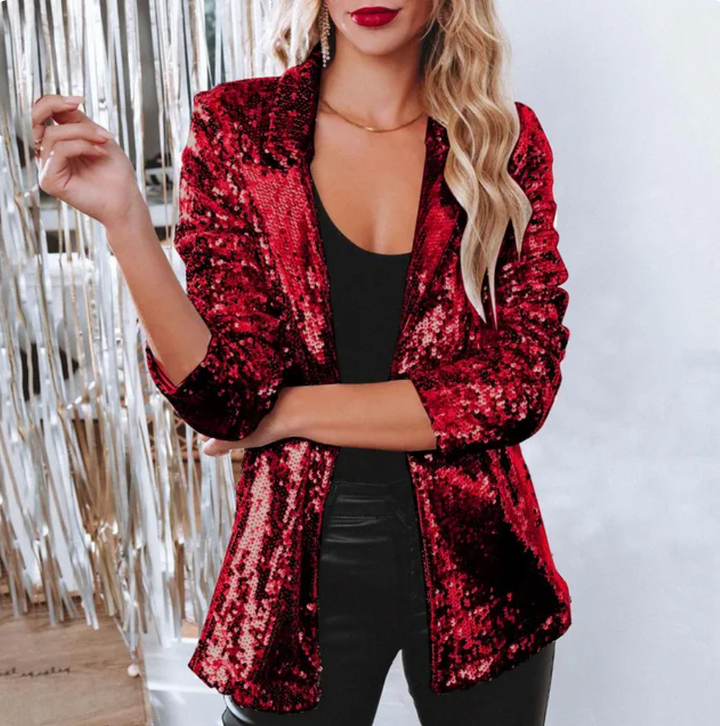 Echoarchiv Pailletten-blazer