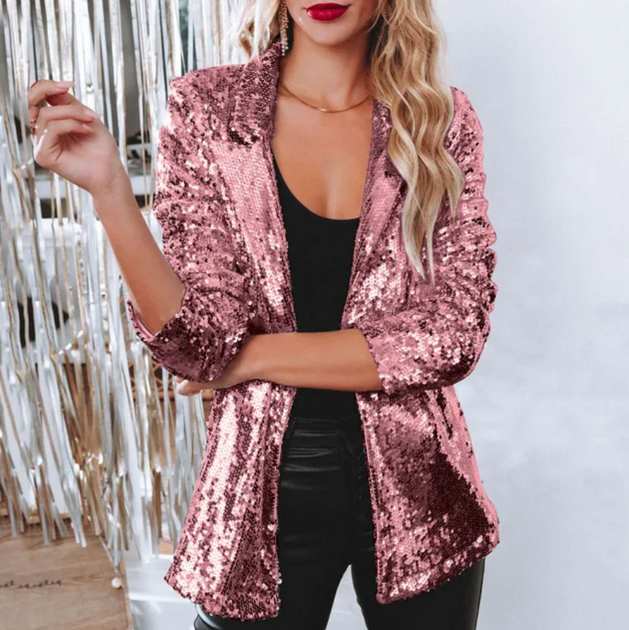 Echoarchiv Pailletten-blazer