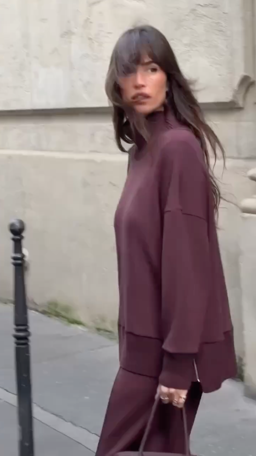 Echoarchiv | Bequemes Damen Satz mit Strukturiertem SwEchoarchivtshirt und Hose