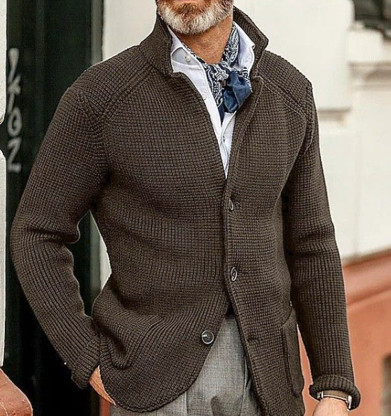 Elegante Strickjacke für Männer – Terenzo