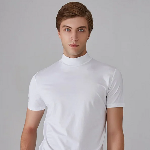 Echoarchiv - Antitranspirant T-Shirt mit Rollkragen für Männer